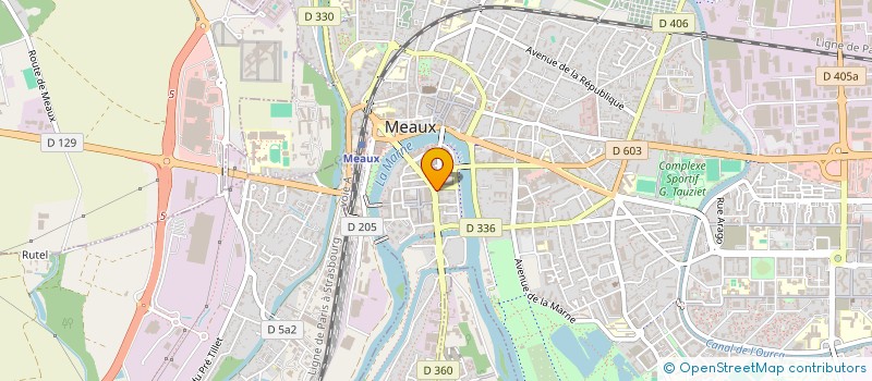 localisation de l'entreprise ASS PROMOTION DES ARTS GRAPHIQUES à MEAUX