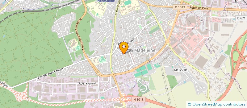 localisation de l'entreprise ASS PROMOTION DES LOISIRS DES ENFANTS à EVREUX