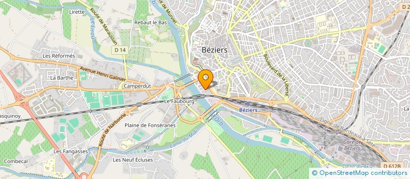 localisation de l'entreprise ASS PROMOTION DES MANIFES MUSIC BEZIERS à BEZIERS