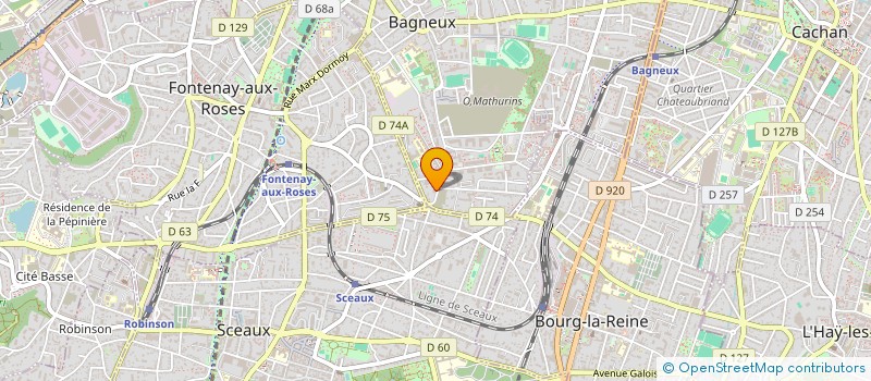 localisation de l'entreprise ASS PROMOTION DES MEDIAS TRANS EUROPEENS à BAGNEUX
