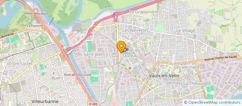 localisation de l'entreprise ASS PROMOTION DES SOMALIENS EN FRANCE  VAULX-EN-VELIN