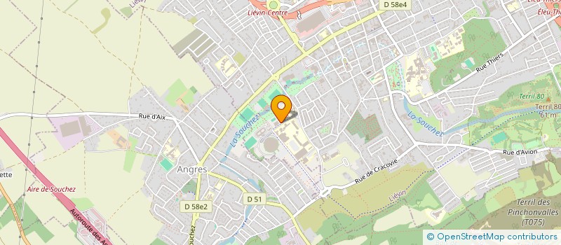 localisation de l'entreprise ASS PROMOTION DEVELOP ACTIV PHYSIQ SPORT  LIEVIN