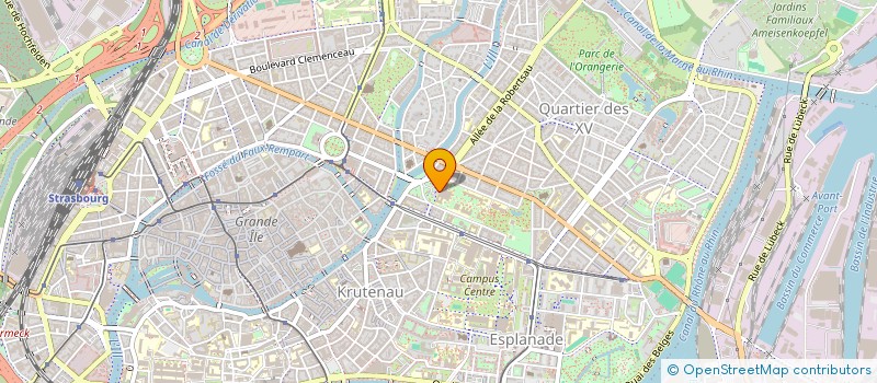 localisation de l'entreprise ASS PROMOTION DROIT CANONIQUE à STRASBOURG