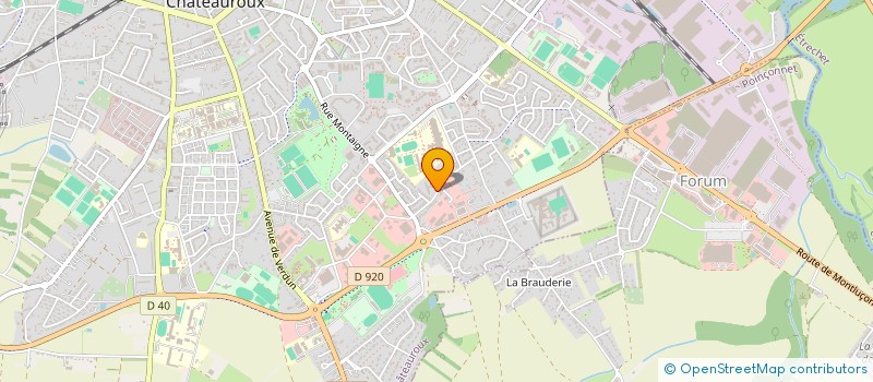localisation de l'entreprise ASS PROMOTION DU BETAIL VIANDE BERRY à CHATEAUROUX