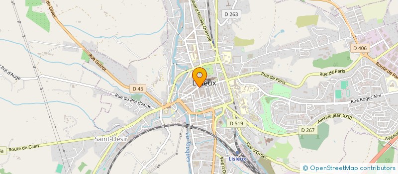 localisation de l'entreprise ASS PROMOTION ECONOMIQUE DU PAYS D'AUGE à LISIEUX