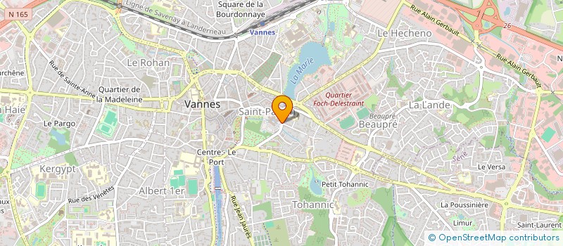 localisation de l'entreprise ASS PROMOTION EMPLOI MORBIHAN à VANNES