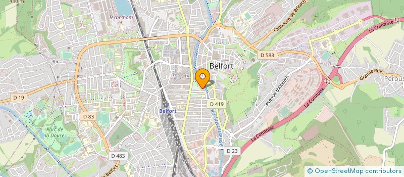 localisation de l'entreprise ASS PROMOTION EMPLOI TERRITOIRE BELFORT à BELFORT