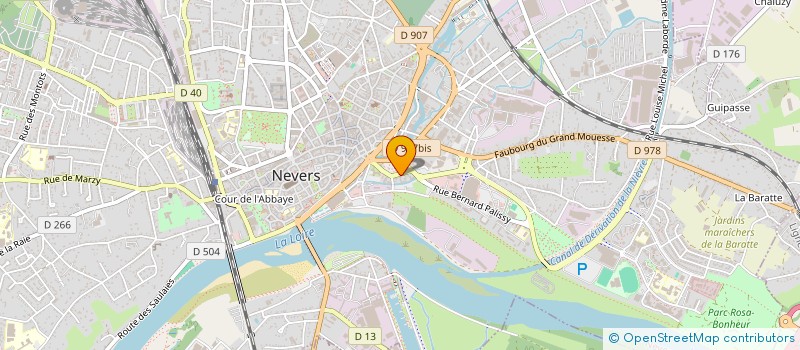 localisation de l'entreprise ASS PROMOTION ET DEFENSE DU CHAROLAIS à NEVERS
