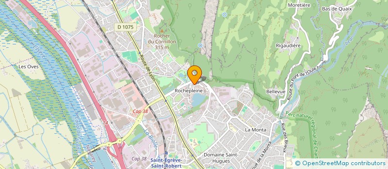 localisation de l'entreprise ASS PROMOTION FAMILLE ISERE  SAINT-EGREVE