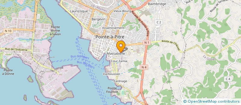 localisation de l'entreprise ASS PROMOTION FITNESS CULTURE PHYSIQUE à POINTE-A-PITRE