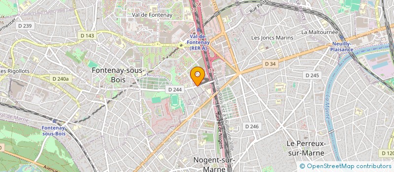 localisation de l'entreprise ASS PROMOTION & FORMATION DES TECHNIQUES à FONTENAY-SOUS-BOIS