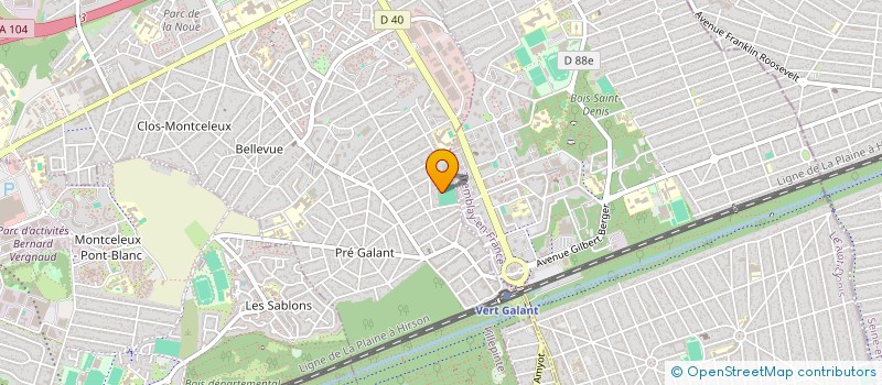 localisation de l'entreprise ASS PROMOTION HUMAINE ET SANTE PUBLIQUE à VILLEPINTE
