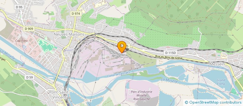 localisation de l'entreprise ASS PROMOTION INSERTION CHANTIER à NEUVES-MAISONS