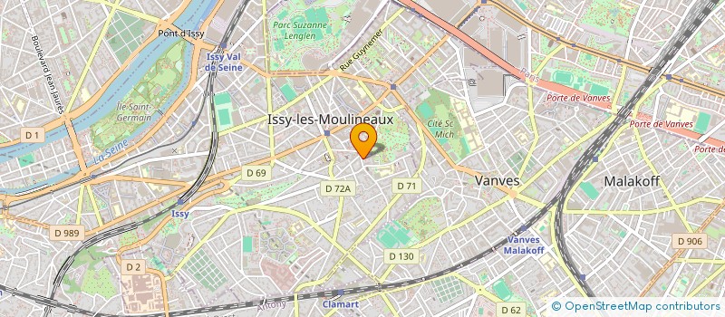 localisation de l'entreprise ASS PROMOTION JOURNEE DE LA LETTRE à ISSY-LES-MOULINEAUX