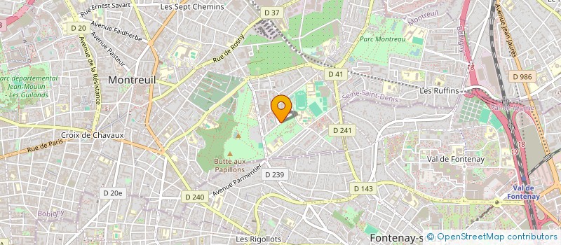 localisation de l'entreprise ASS PROMOTION PRODUITS ARTISANAUX à MONTREUIL