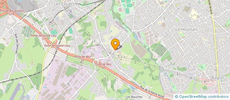 localisation de l'entreprise ASS PROMOTION PROFESSIONNELLE JEUNES à BOUGUENAIS