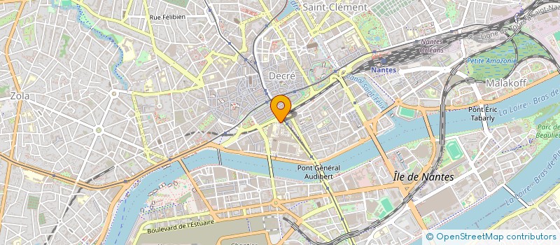 localisation de l'entreprise ASS PROMOTION RECHER CLINIQ MEDEC INTERN à NANTES