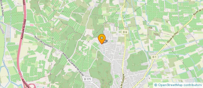 localisation de l'entreprise ASS PROMOTION RECHERCHE ARCHEOLOGIQUE  CAUMONT-SUR-DURANCE