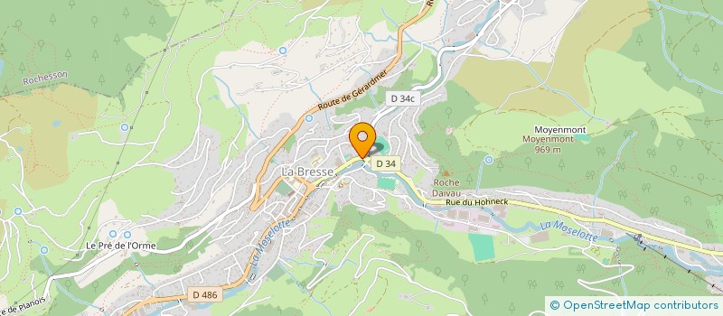 localisation de l'entreprise ASS PROMOTION SKI DE FONDS à LA BRESSE