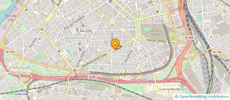 localisation de l'entreprise ASS PROMOTION SOCIALE MONDE DU TRAVAIL à LILLE