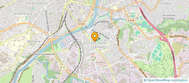 localisation de l'entreprise ASS PROMOTION SOCIALE PROFESS DES JEUNES à LIMOGES