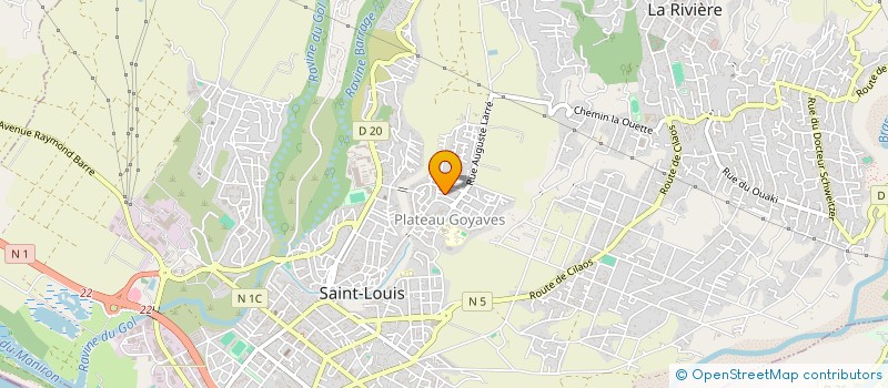 localisation de l'entreprise ASS PROMOTION VACANC JEUNES ENFANTS SECT à SAINT-LOUIS