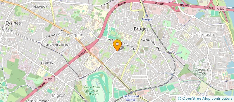 localisation de l'entreprise ASS PROMOTIONNELLE DE GOLF à BRUGES