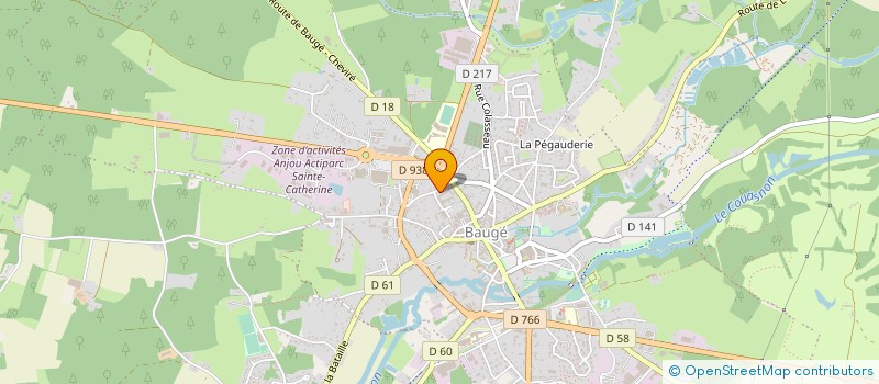 localisation de l'entreprise ASS  PROPRIETAIRE NOTRE DAME DU BAUGEOIS  BAUGE-EN-ANJOU