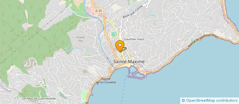 localisation de l'entreprise ASS PROPRIETAIRES CTRE CIAL MAXIMOIS à SAINTE-MAXIME