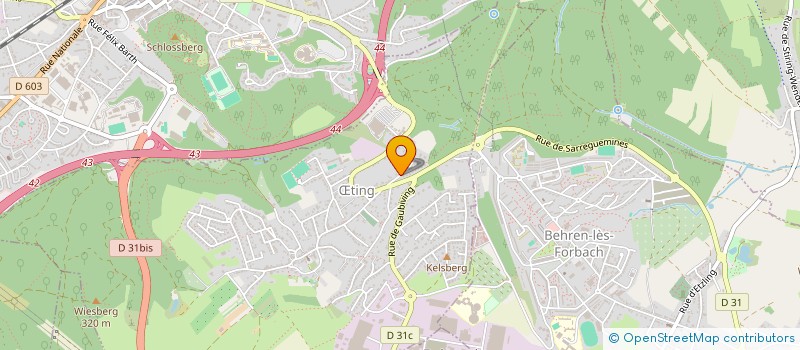 localisation de l'entreprise ASS  PROPRIETAIRES MOSELLE EST  TING