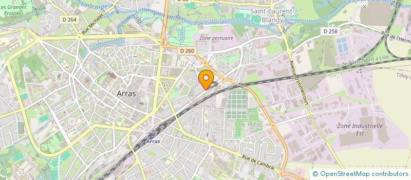 localisation de l'entreprise ASS PROPRIETE RURALE PROTECTION NATURE PDC  SAINT-LAURENT-BLANGY