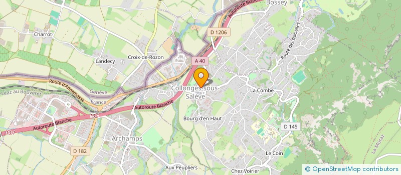 localisation de l'entreprise ASS PRORPIETAIRE ST VINCENT  COLLONGES-SOUS-SALEVE