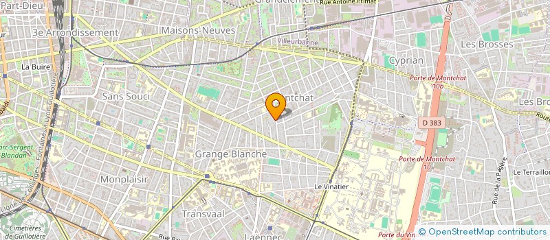 localisation de l'entreprise ASS.PROSPECTION ASIE  LYON