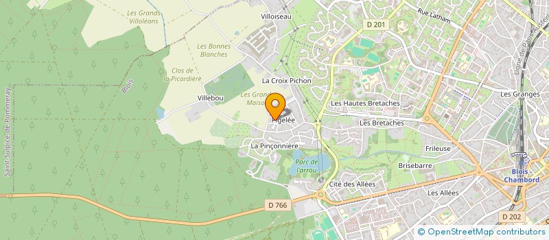 localisation de l'entreprise ASS PROTECTION DU VIEUX BLOIS  BLOIS