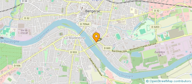 localisation de l'entreprise ASS PROTECTION  ET AVENIR DE PATRIMOINE ET DE L' ENVIRONNEMENT EN DORDOGNE à BERGERAC