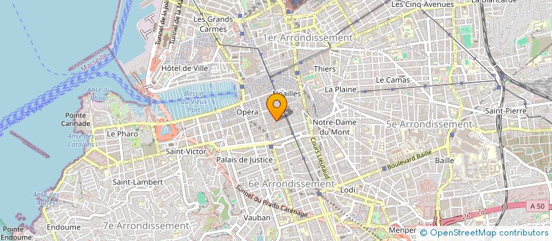 localisation de l'entreprise ASS PROTESTANTE ASSIST SECOURS  MARSEILLE