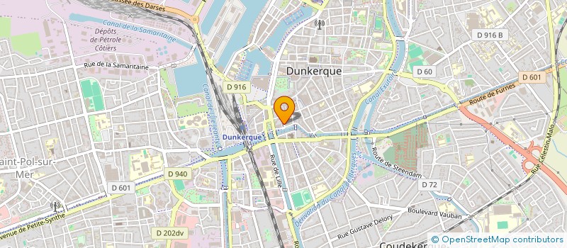 localisation de l'entreprise ASS PROTESTANTE ENTRAIDE ET CULTURE à DUNKERQUE
