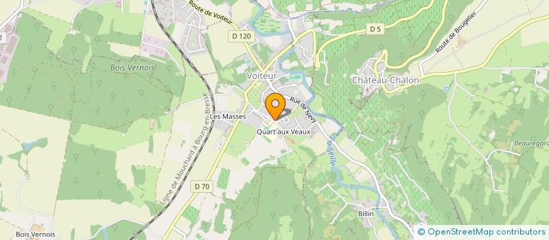 localisation de l'entreprise ASS PROV RESTAU ET GARDERIE PERISCOLAIRE à VOITEUR