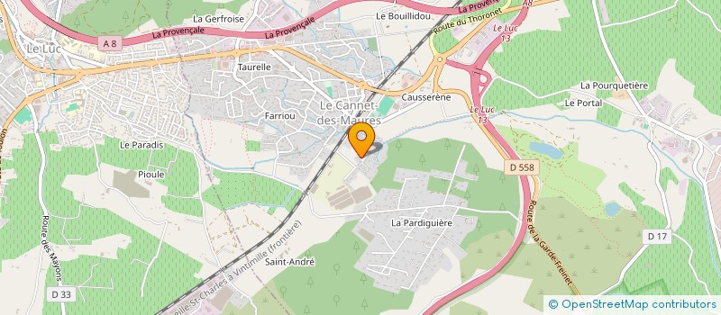localisation de l'entreprise ASS PROVENCALE D ENTRAIDE FAMILIALE à LE THORONET