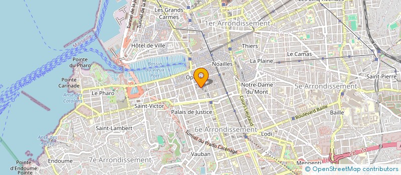 localisation de l'entreprise ASS PROVENCALE DE MEDECINE LEGALE à MARSEILLE