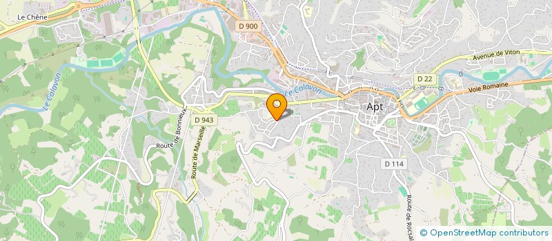 localisation de l'entreprise ASS PROVENCE YOSEIKAN BUDO  APT