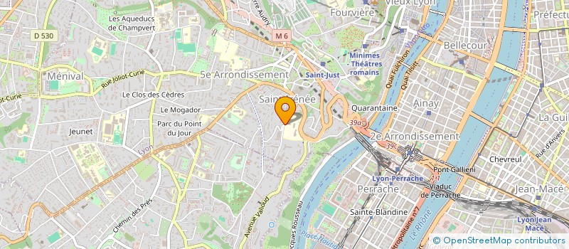 localisation de l'entreprise ASS PROVINCIALAT DES URSULINES à LYON