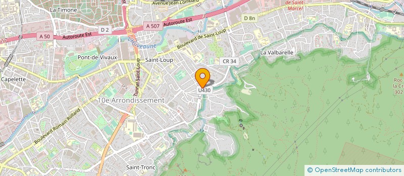 localisation de l'entreprise ASS PUBLIC ANIMATION INFOR ENVIRONNEMENT à MARSEILLE