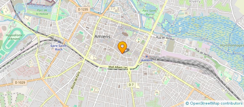 localisation de l'entreprise ASS PUBLICATION  ACTUALITES  AMIENS