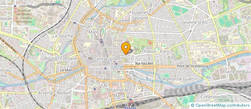 localisation de l'entreprise ASS PUBLICATION REVUE REGIONALE à RENNES