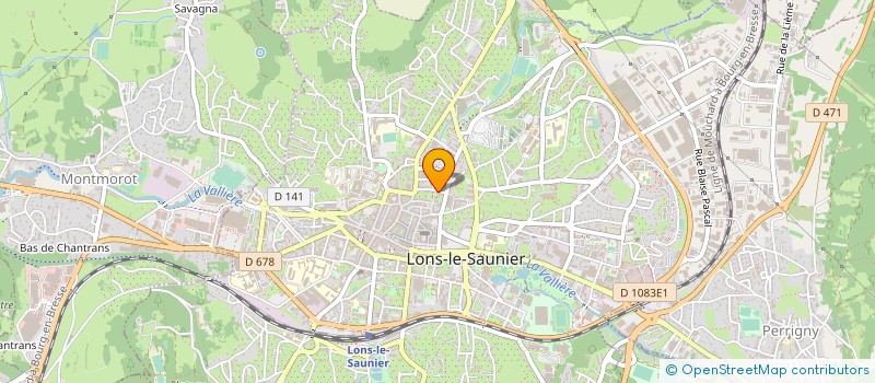 localisation de l'entreprise ASS PUBLICATION VIVONS ENSEMBLE à LONS-LE-SAUNIER
