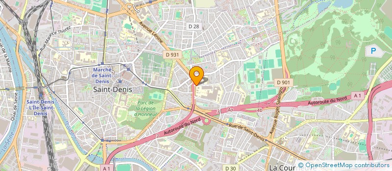 localisation de l'entreprise ASS PUERICULTRICES PROFESSIONNEL ENFANCE à SAINT-DENIS