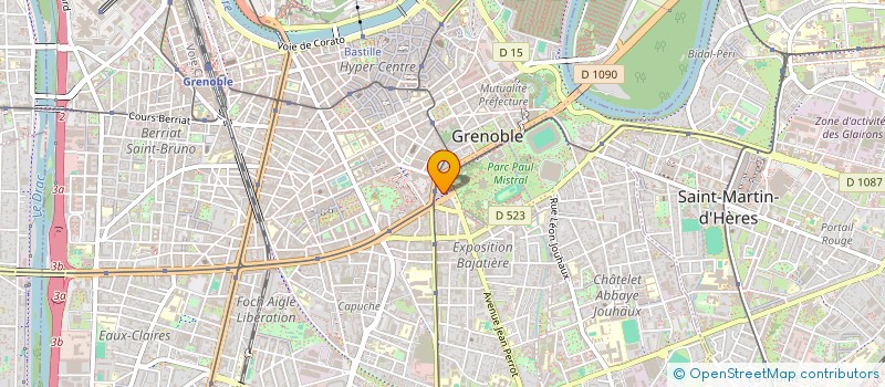 localisation de l'entreprise ASS PULSATIONS  GRENOBLE