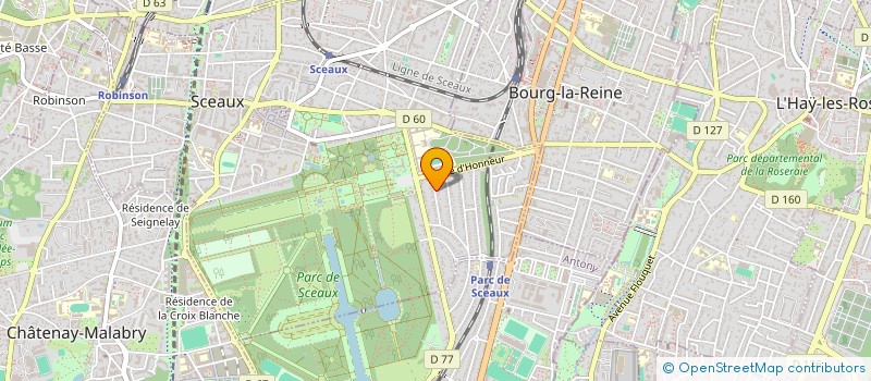 localisation de l'entreprise ASS PYLONE  SCEAUX