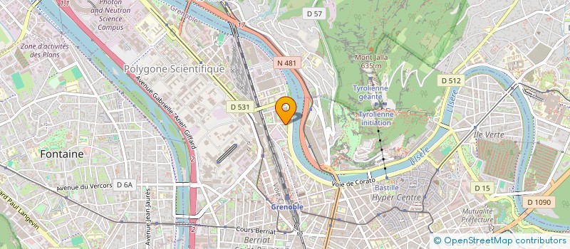 localisation de l'entreprise ASS PYMOOS' BUREAU ELEVES ECOLE SUP DE  GRENOBLE